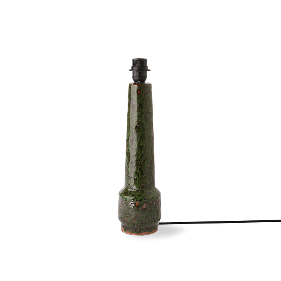HKLIVING - Retro stoneware lamp base, green