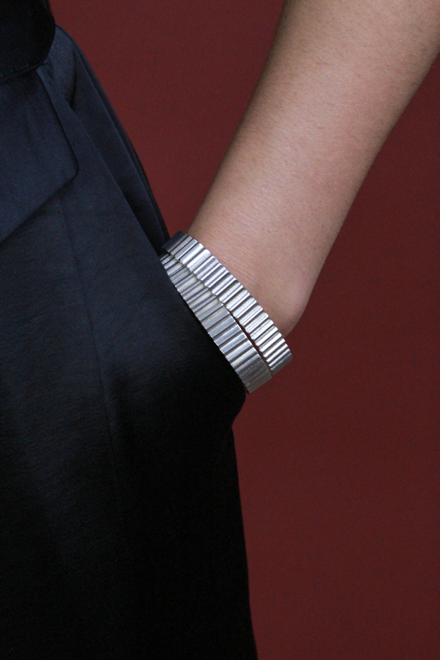 Olivia Taylor Classic Bangle - Recycled Silver