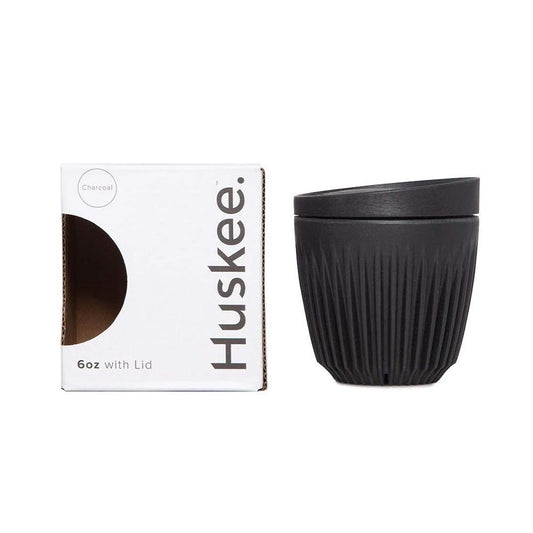 HuskeeCup 6oz with Lid - Charcoal
