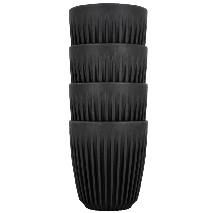 HuskeeCup 8oz 4-pack - Charcoal