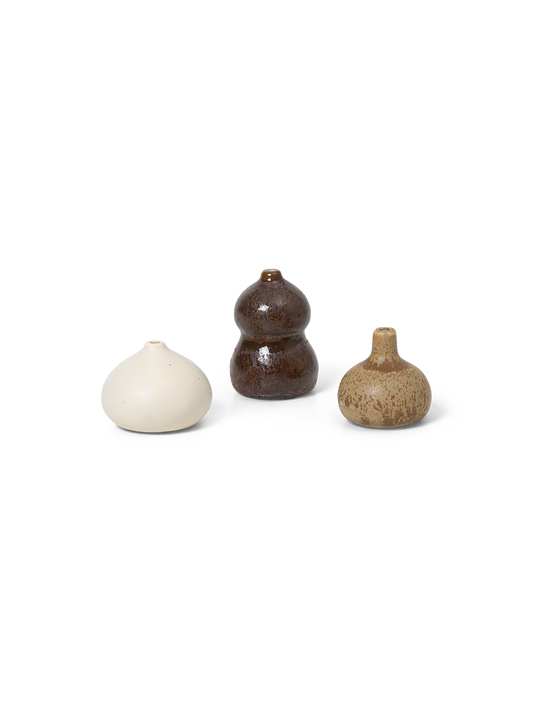 Ferm Living Komo Mini Vases - Set of 3