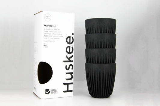 HuskeeCup 8oz 4-pack - Charcoal