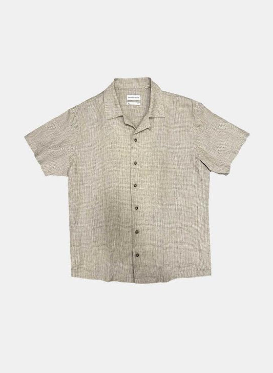 Edmmond Studios - Picnic Short Sleeve Shirt Plain Light Brown