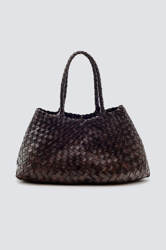 Dragon Diffusion - Santa Croce Bag Big, Dark Brown
