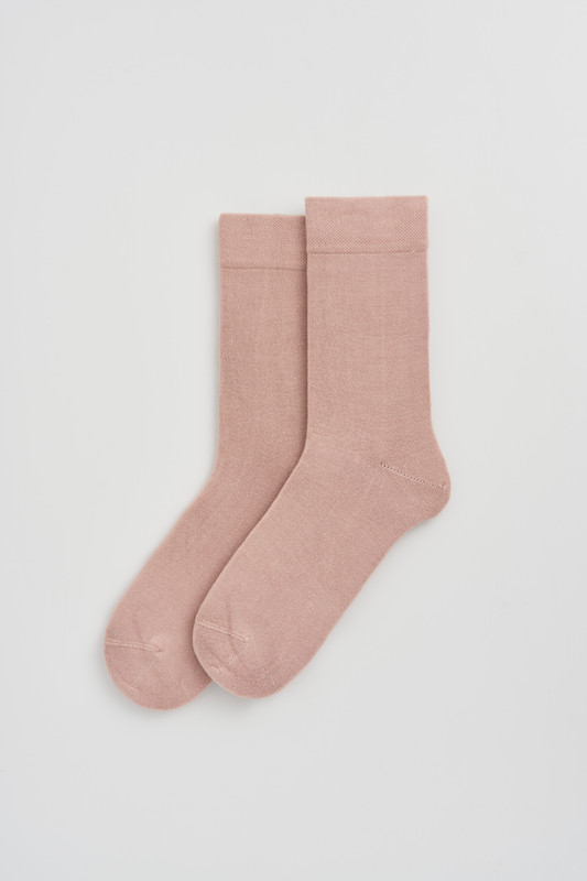 Pairs - Faded Pink Bamboo Socks