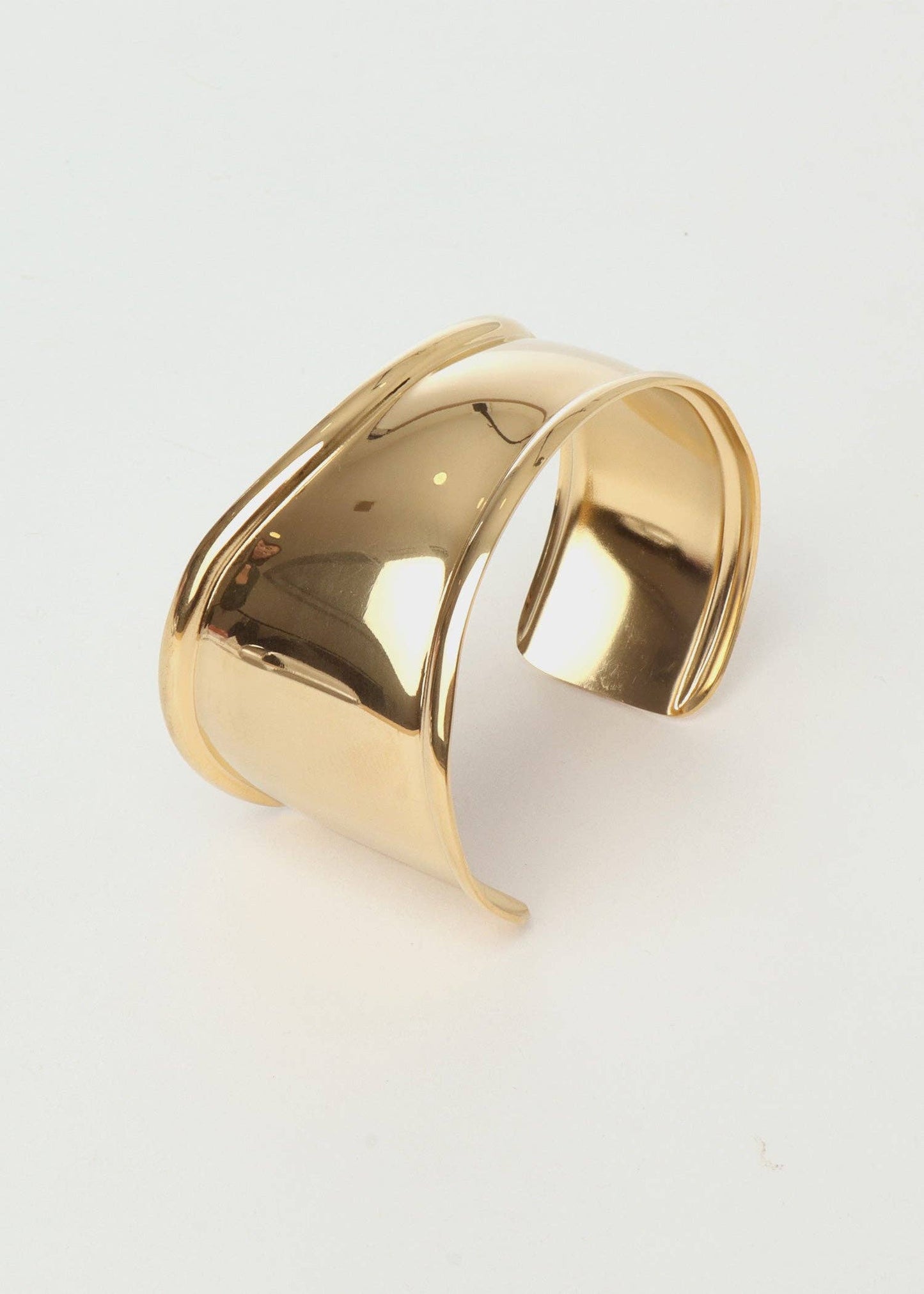 About November Ela Wide Bangle Gold
