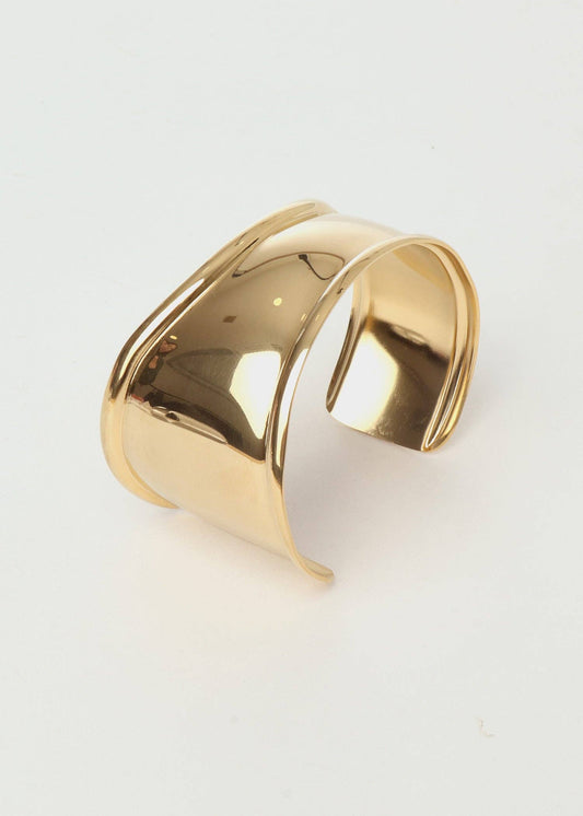 About November Ela Wide Bangle Gold