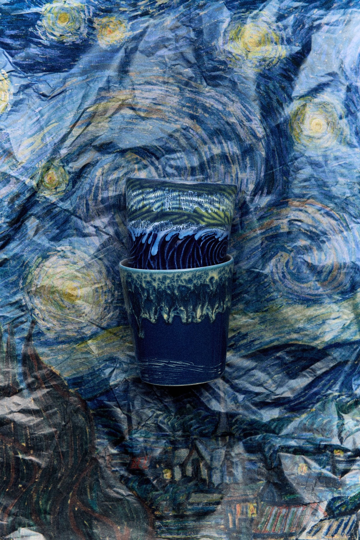HKLIVING - 70s ceramics: Van Gogh Coffee Mugs, Starry Night