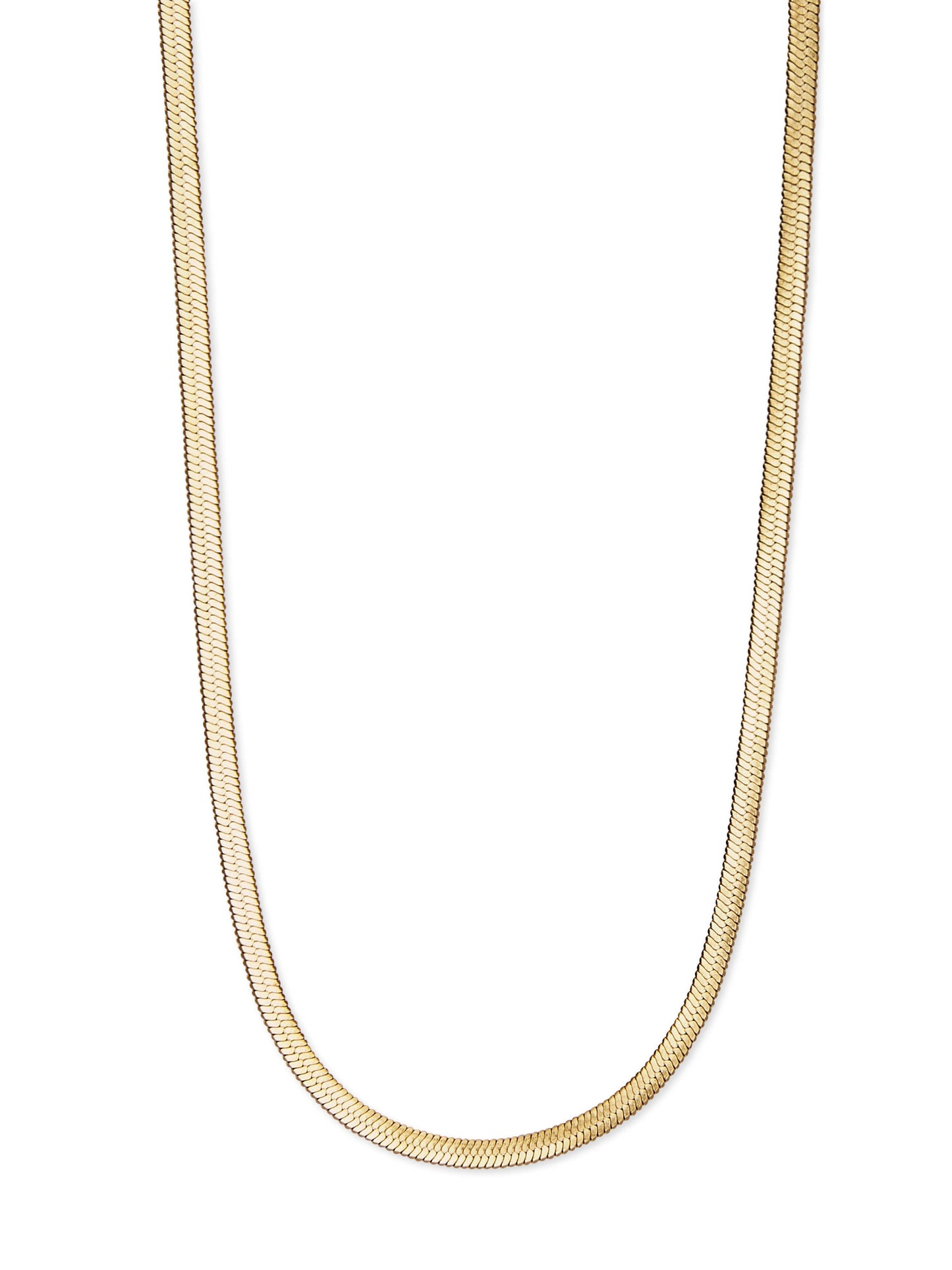 Nordic Muse -  Gold Snake Chain Choker Necklace