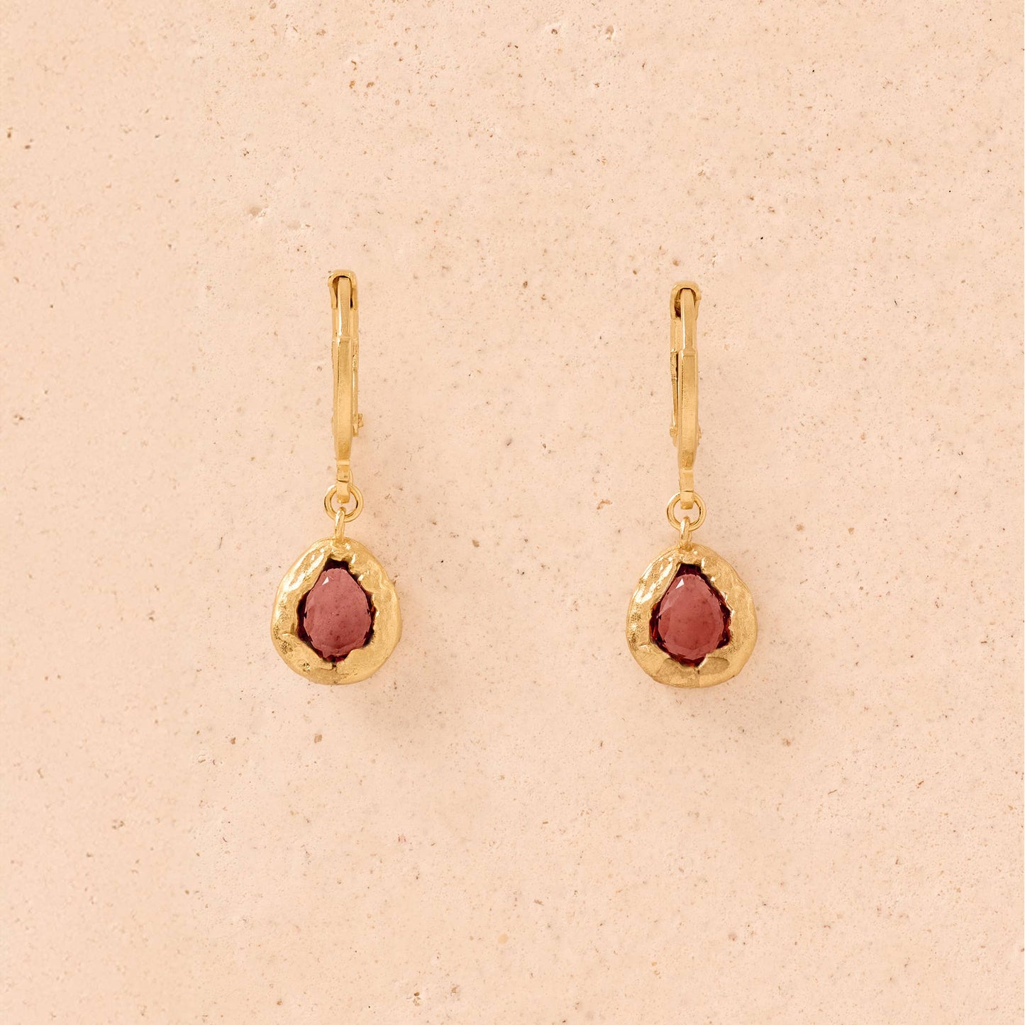 Agapée Jewelry - Lysia Rosewood Earrings, Gold
