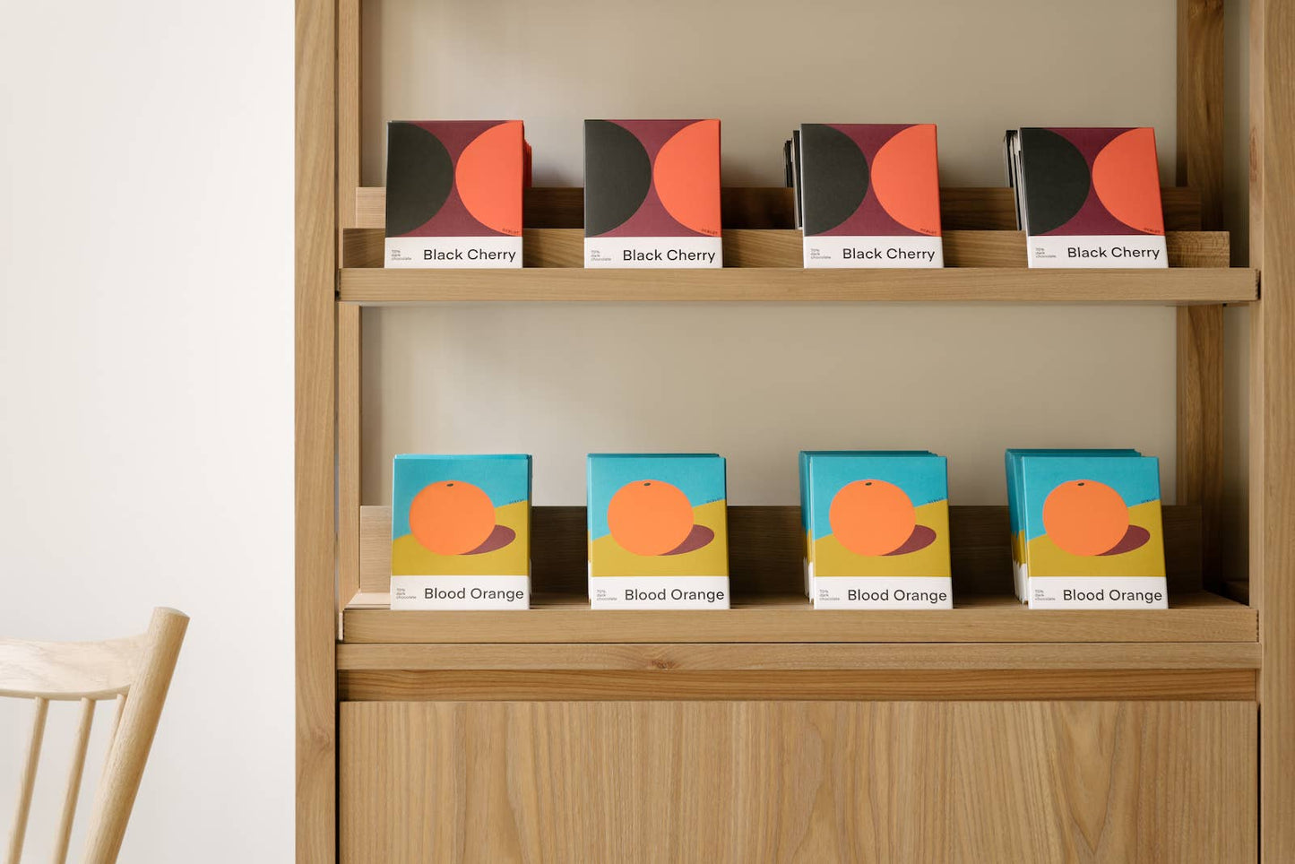 Ocelot Chocolate - Blood Orange - award winning Organic 70% dark choc bar, 70g