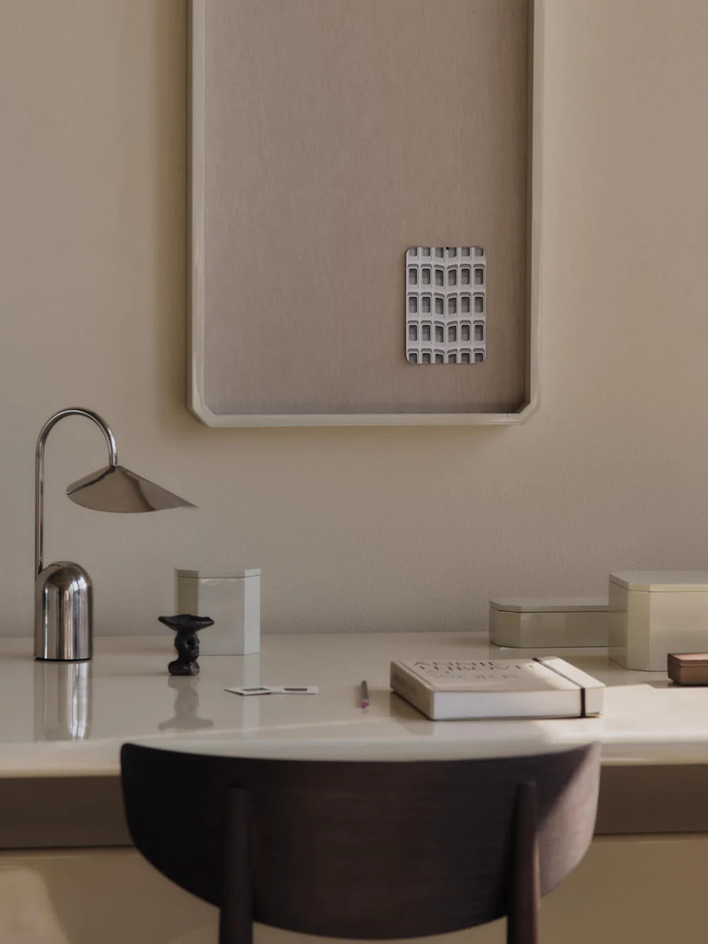 Ferm Living Arum Portable Lamp - Stainless Steel