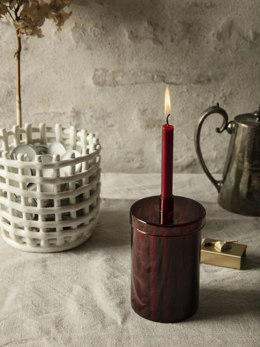 Ferm Living - Countdown to Christmas, Dark Red