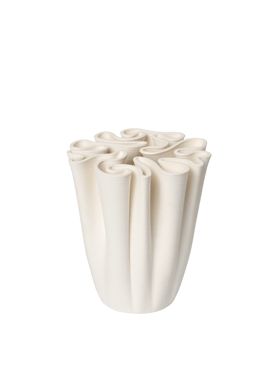 Ferm Living-  Dedali Vase - Off-White, Medium