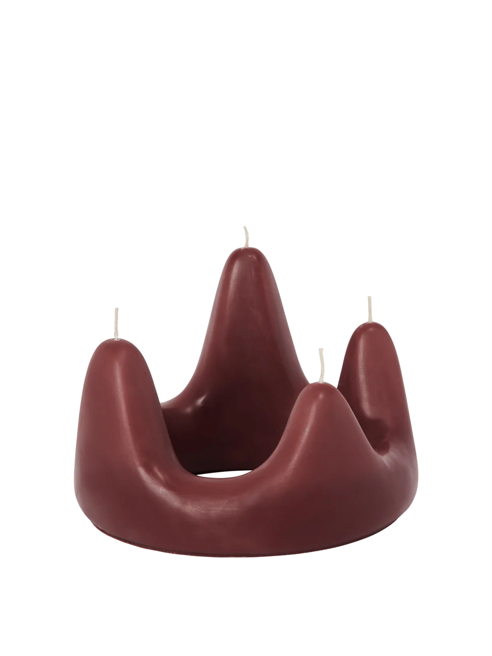 Ferm Living - Stala Candle Ring, Dark Red