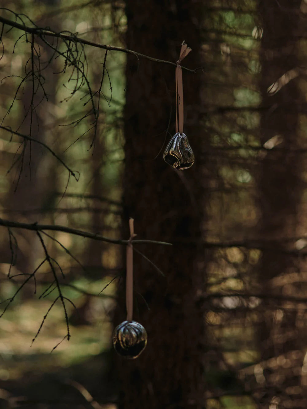 Ferm Living - Bellure Baubles, Silver (set of 2)