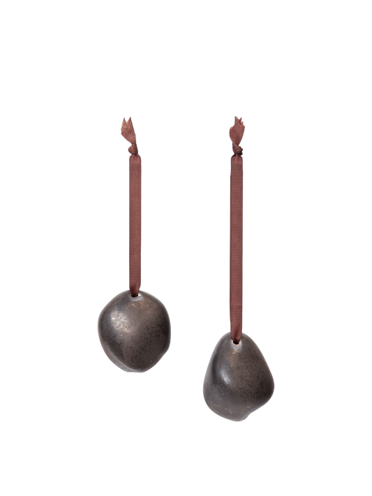 Ferm Living - Bellure Baubles, Rustic Bronze (set of 2)