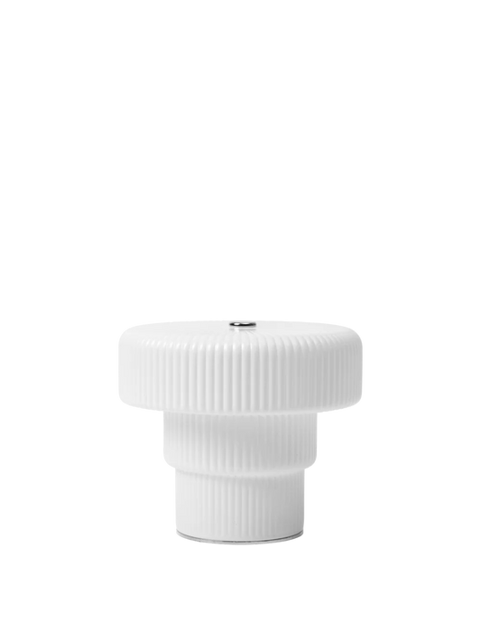 Ferm Living - Ripple Portable Lamp, White