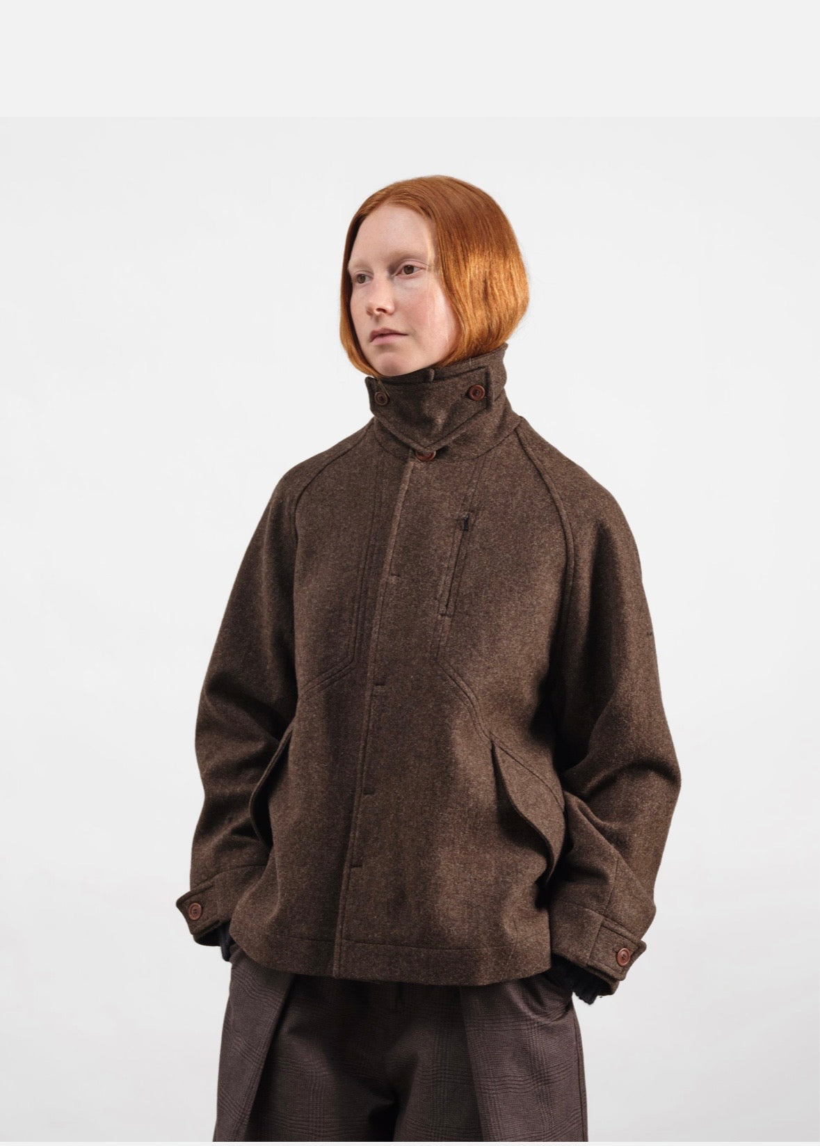 YMC - Harrison Jacket, Brown Wool
