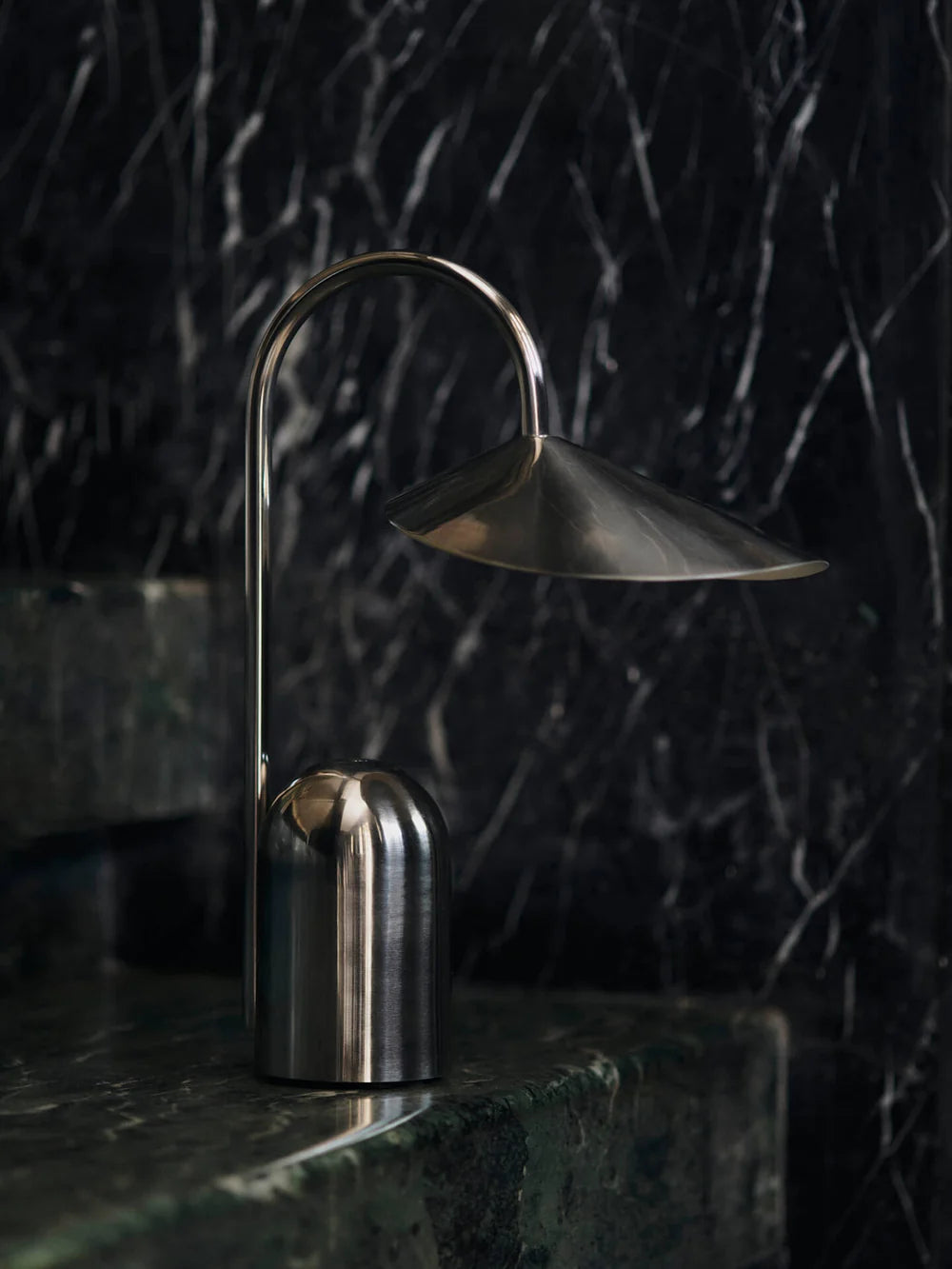 Ferm Living Arum Portable Lamp - Stainless Steel