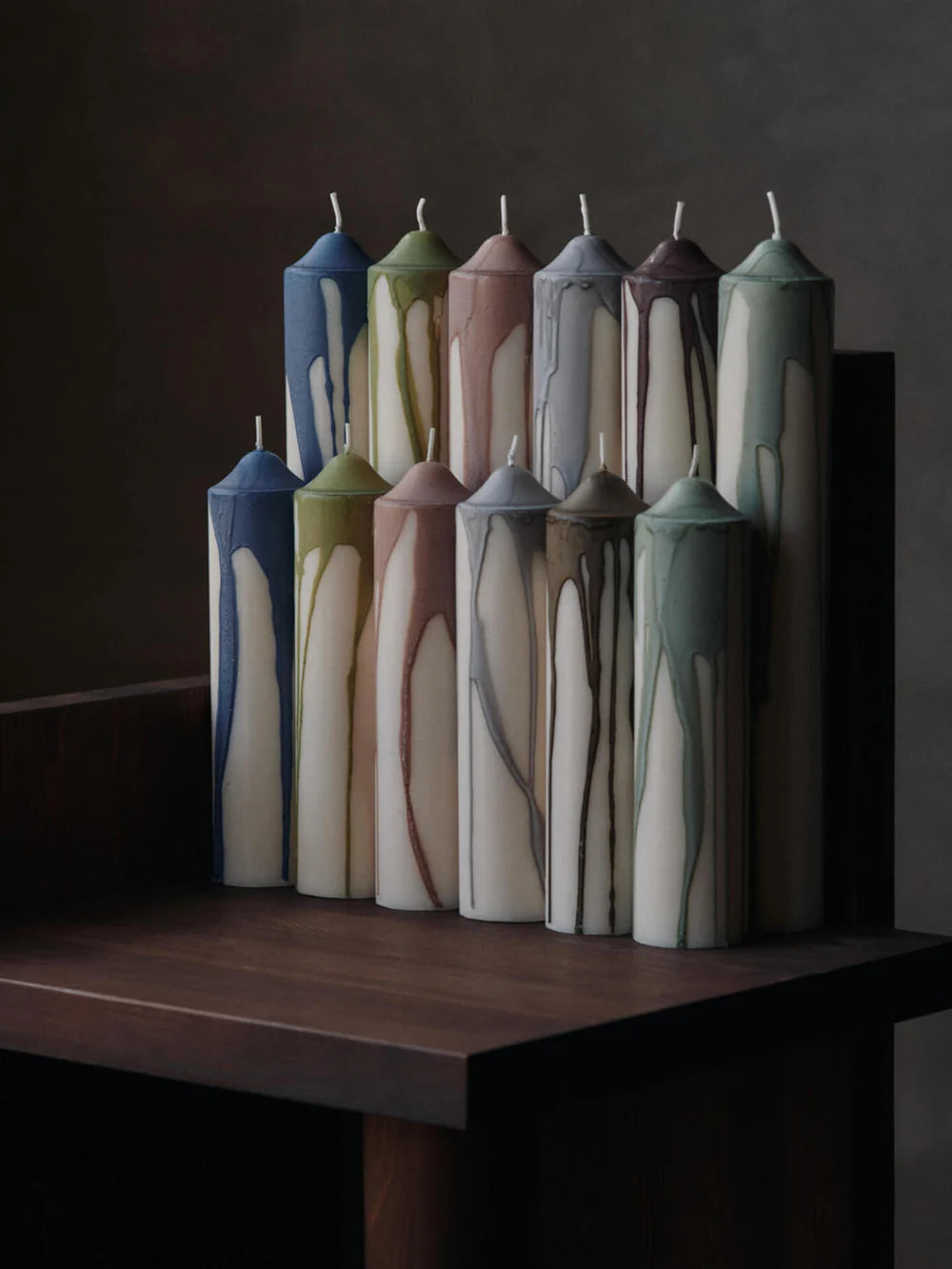 Ferm Living Dryp Pillar Candles, Small