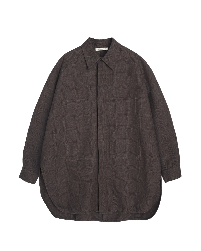 YMC - Selene Shirt, Brown