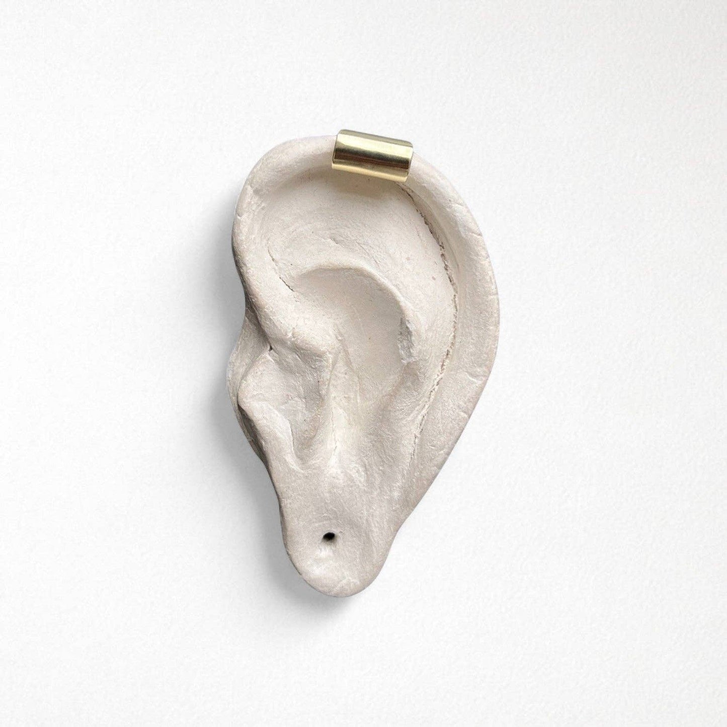 Gold Earlobe Cuff Earring (One Piece)