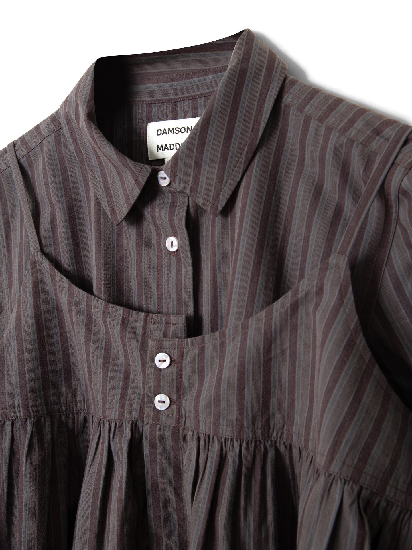 Damson Madder - Indie Double Layer Shirt with Cami, Merlot