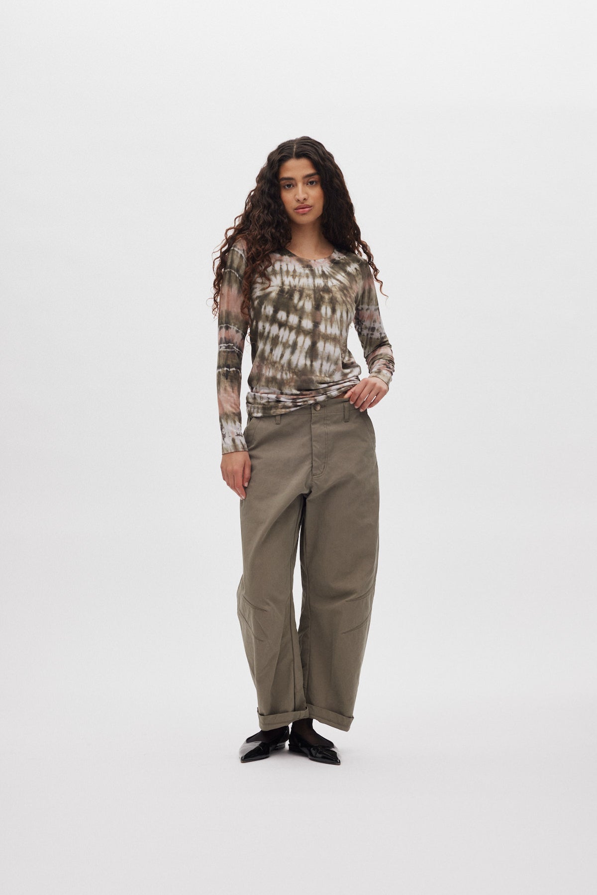 Rabens Saloner - October Utility Shaped Pants, Asphalt