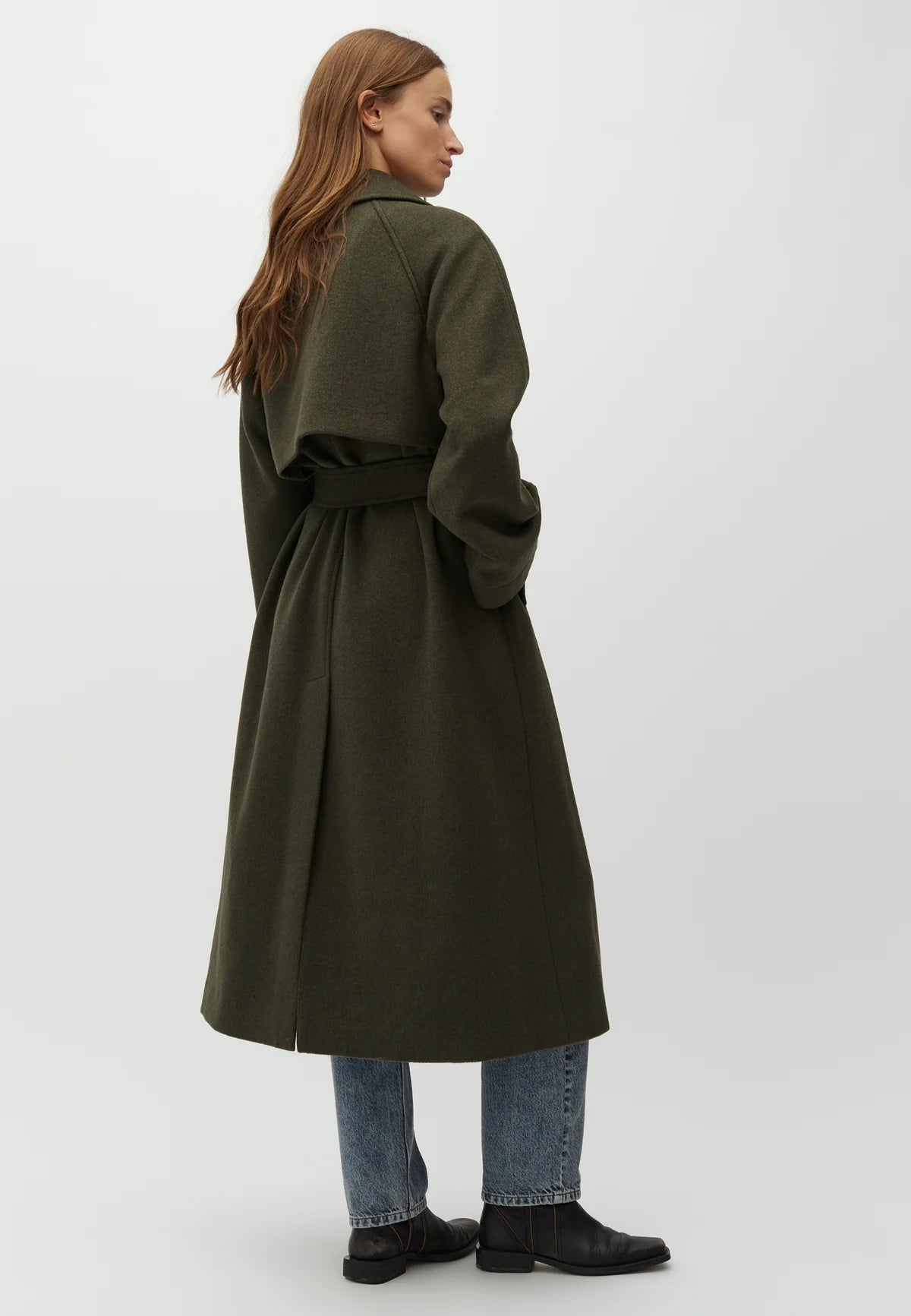 MbyM - Odonna Coat, Dusty Olive Melange