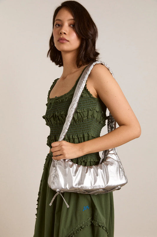 Damson Madder - Puffy Saz Bag, Silver