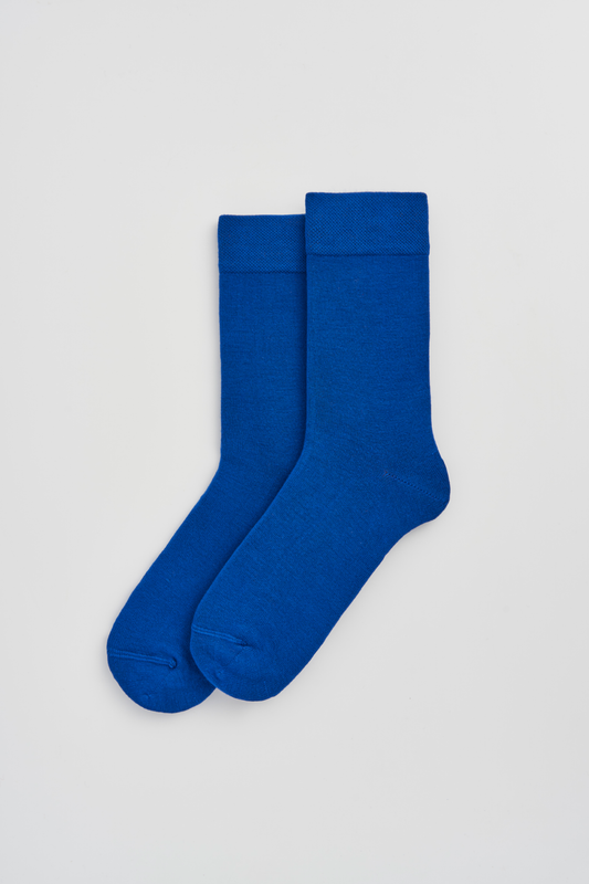 Pairs - Strong Blue Bamboo Socks