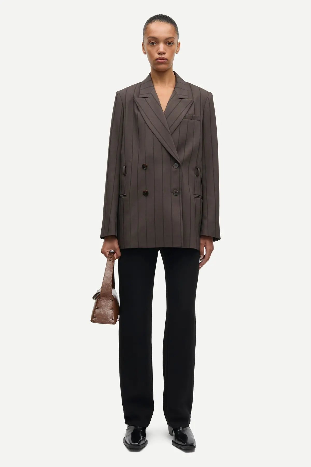 Samsøe Samsøe - Sahelly Blazer, Mulch Stripe
