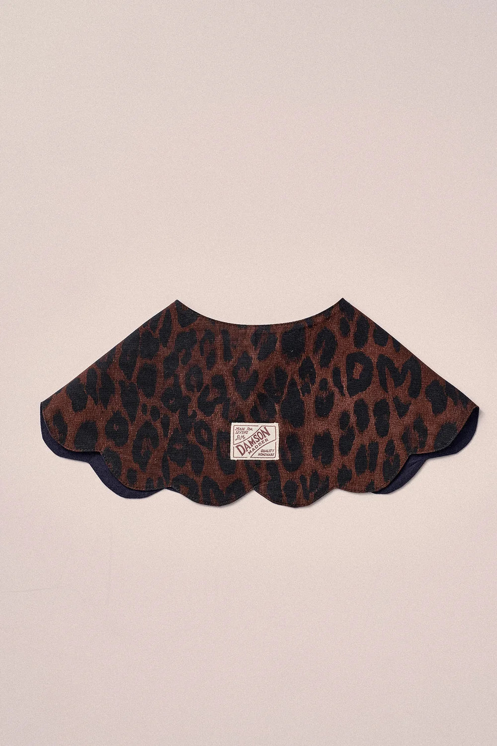 Damson Madder - Novelty Collar, Dark Leopard