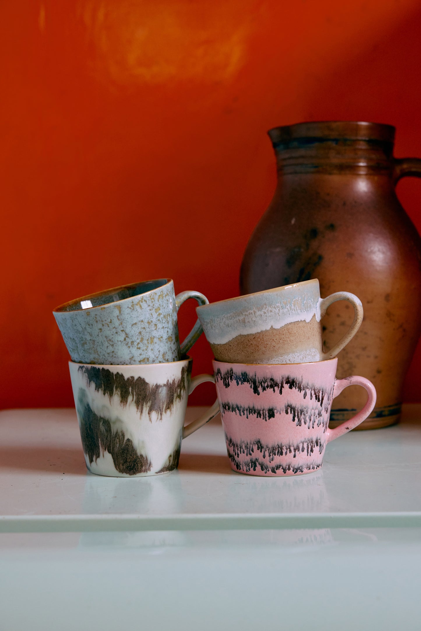 HKLIVING - 70s Ceramics: Cappuccino Mug, Dada