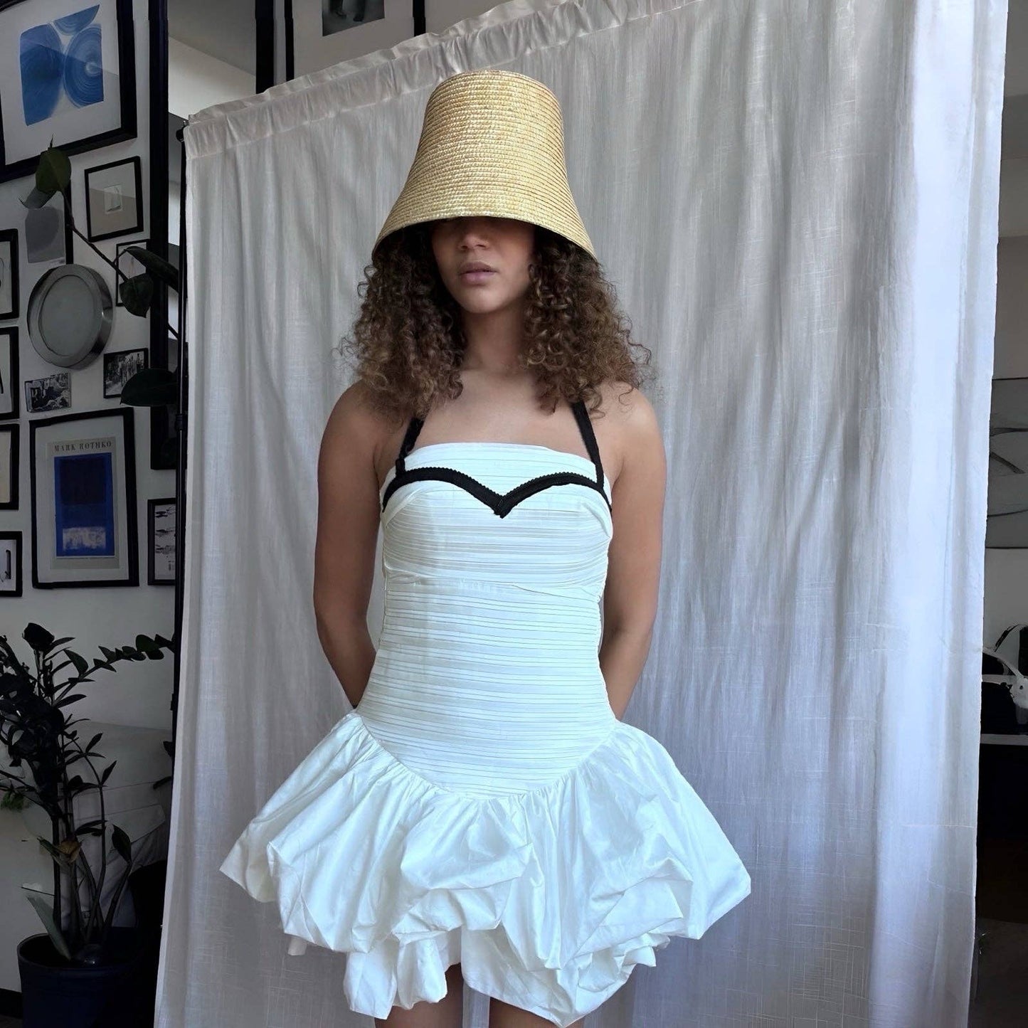 London Atelier - Raffia Lamp Bucket Hat