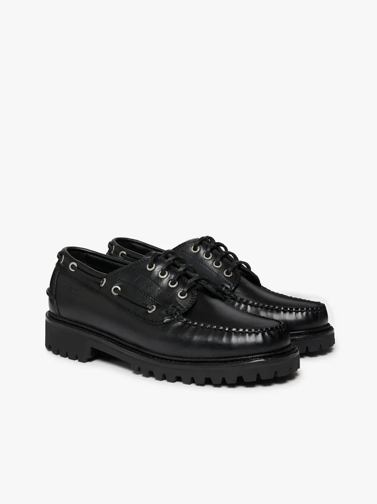 G.H. BASS - Ranger Camp Moc, Black Leather