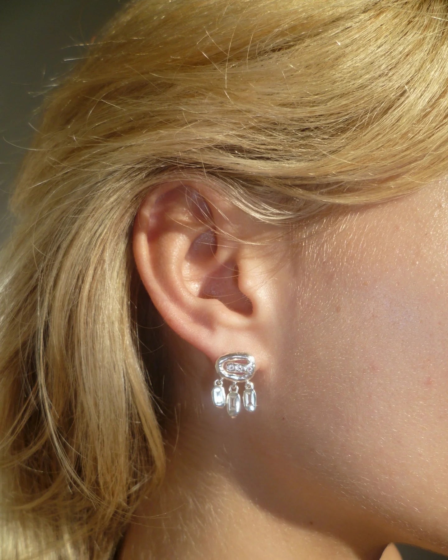 Tyger by the Tail - Hydra Earrings, Silver