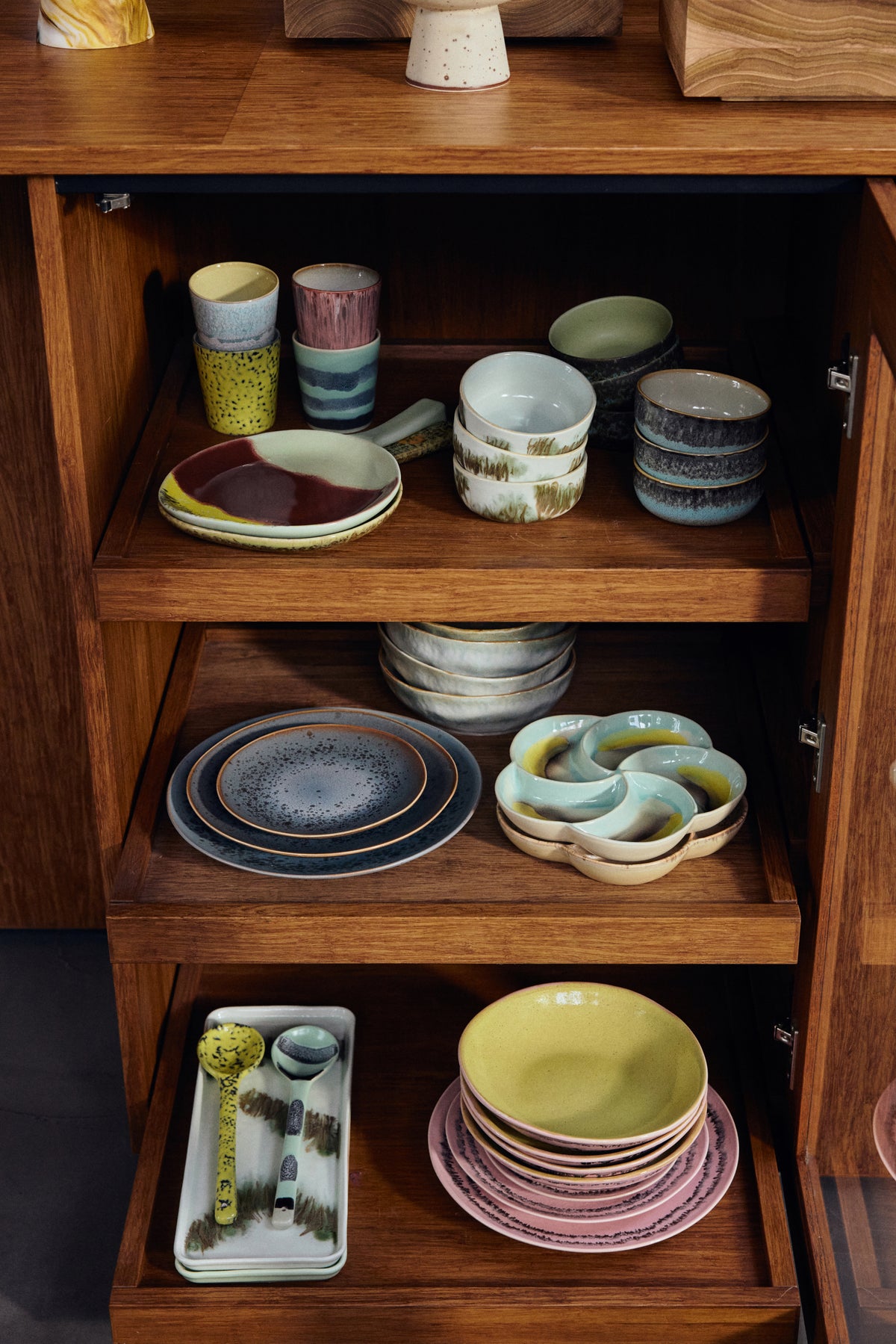 HKLIVING - 70s Ceramics: Serving Spoons, Mines (set of 2)