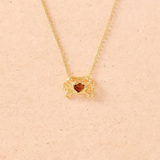 Agapée Jewelry - Crabi Necklace, Gold