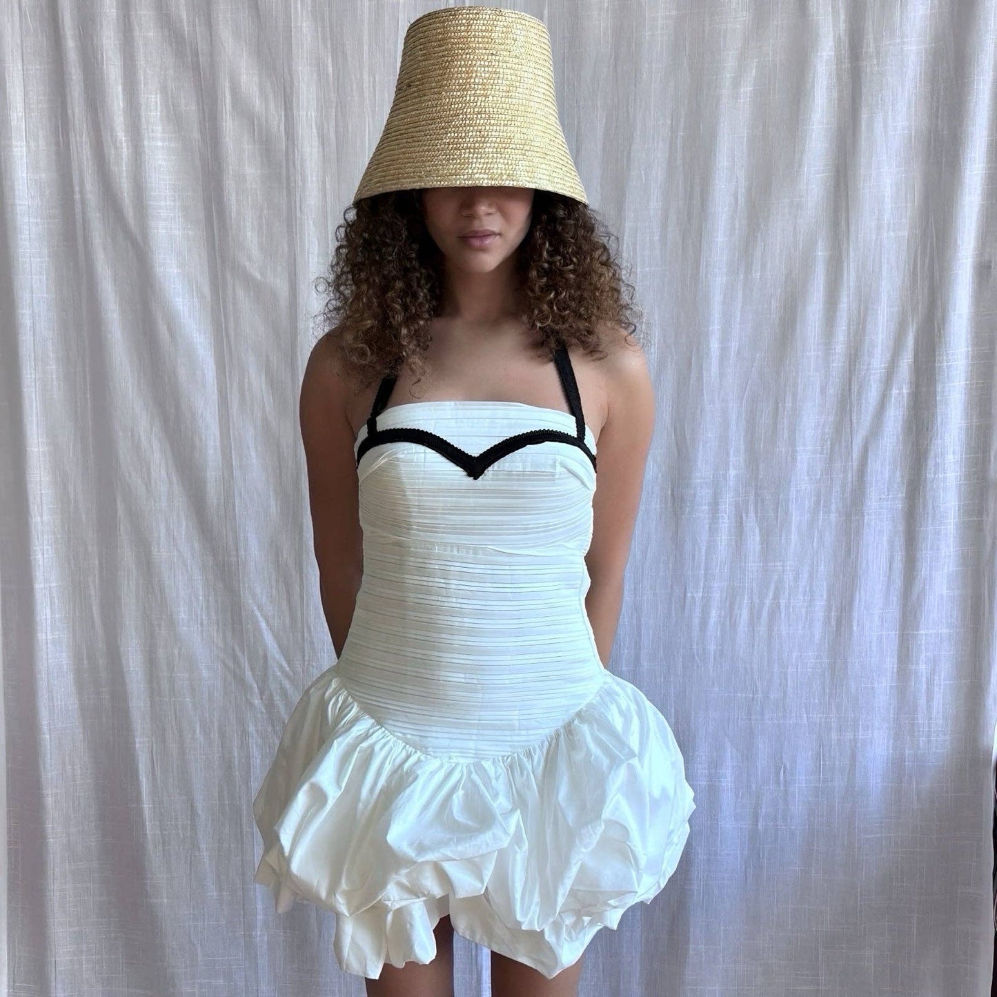 London Atelier - Raffia Lamp Bucket Hat