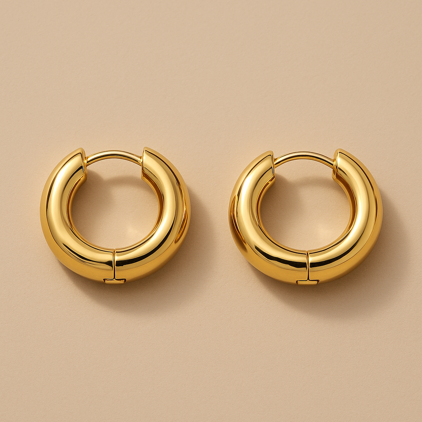 Gold Lunar -  Chubby Everyday Hoops