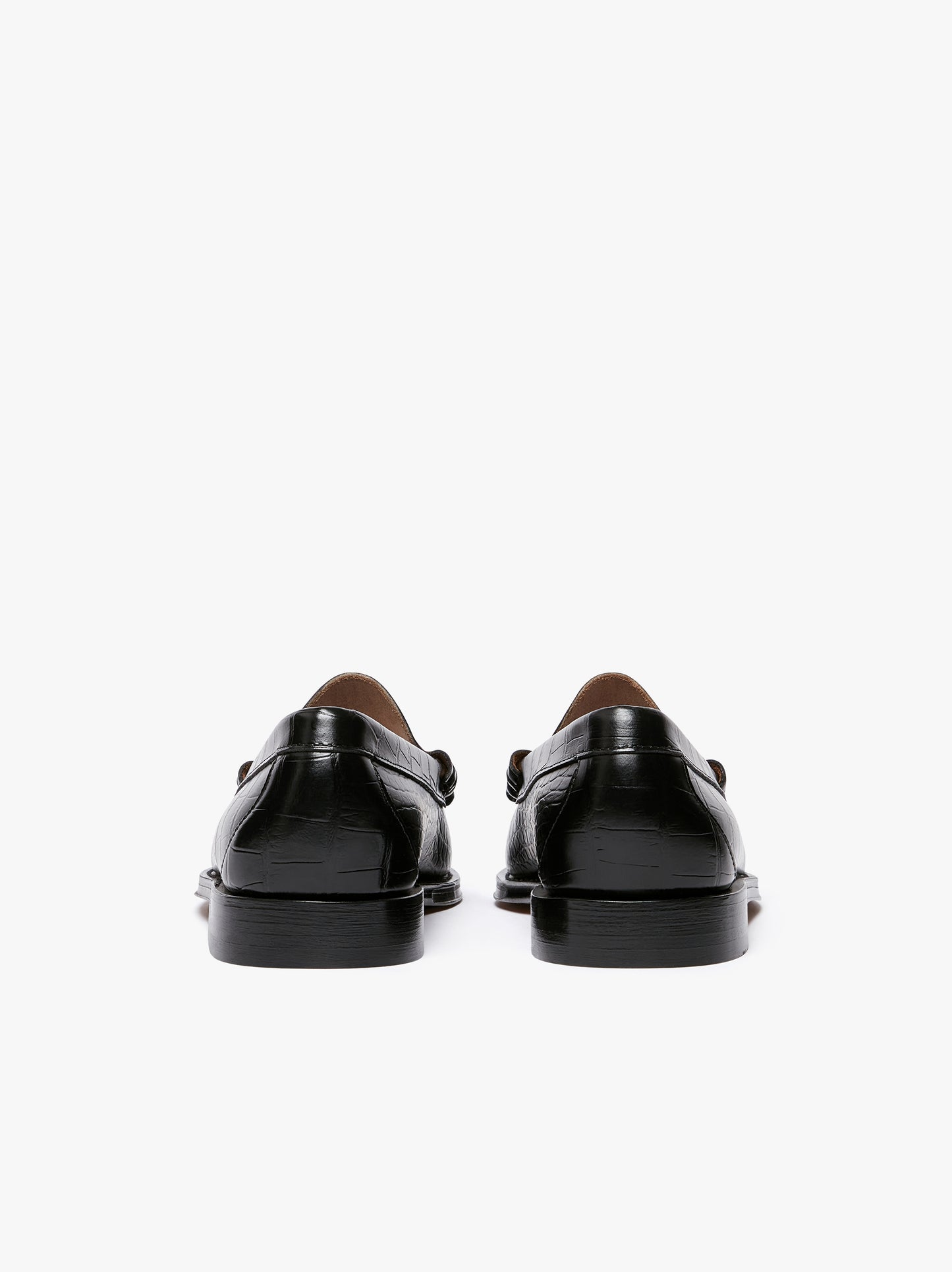 G.H. Bass - Weejun Heritage Larson Exotic Loafers, Crocodile Black