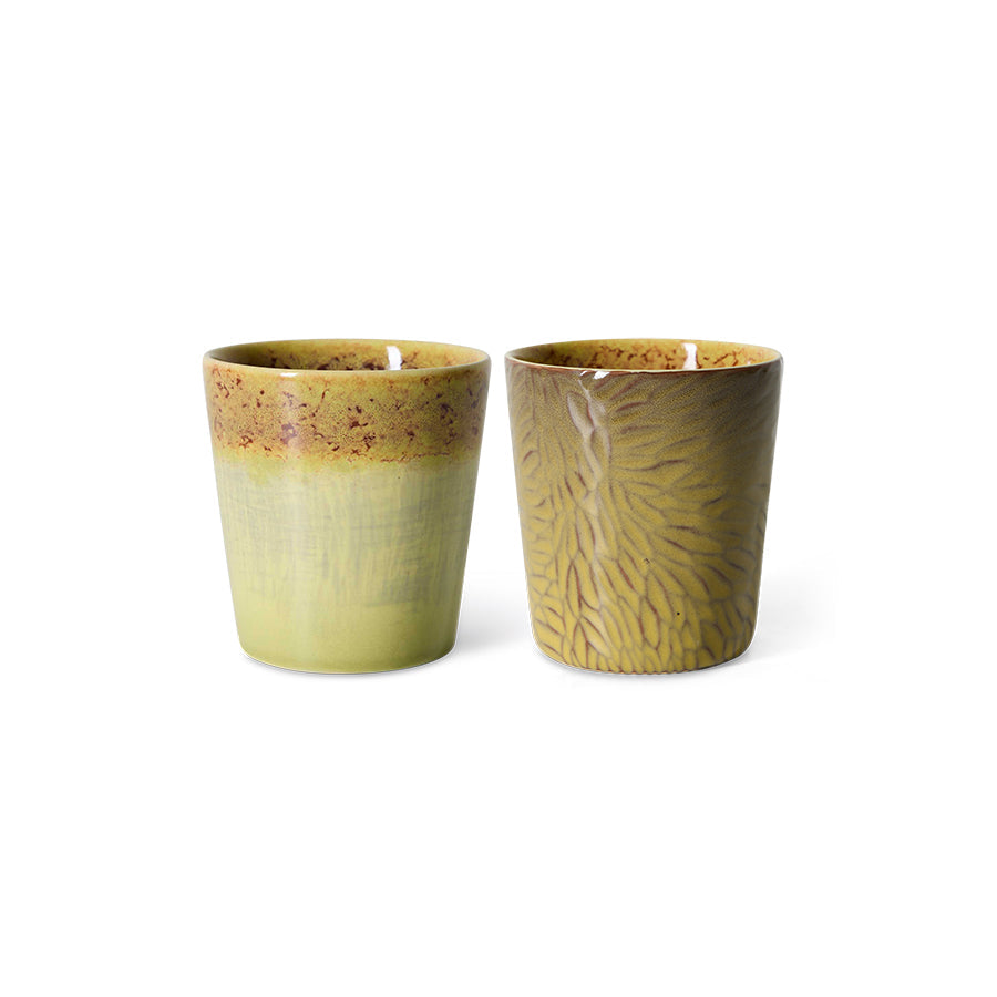 HKLIVING - 70s ceramics: Van Gogh Coffee Mugs, Sumflowers