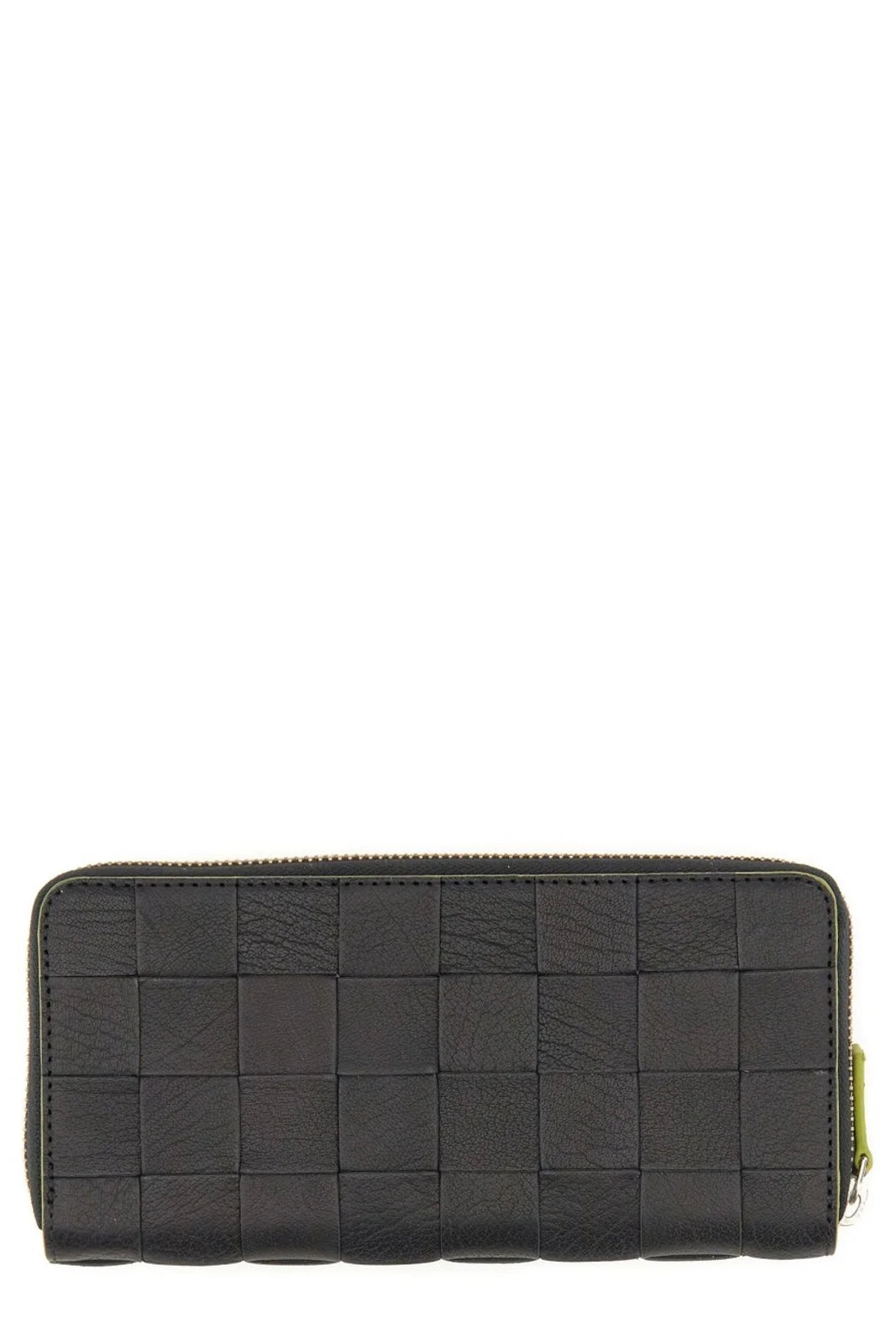 Dragon Diffusion - Check Zip Around Wallet, Black