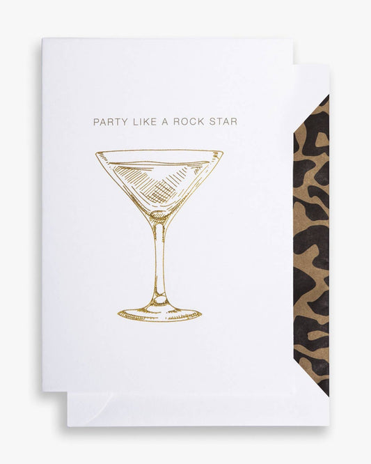 Cardsome -  Party like a rockstar GREETING CARD A6