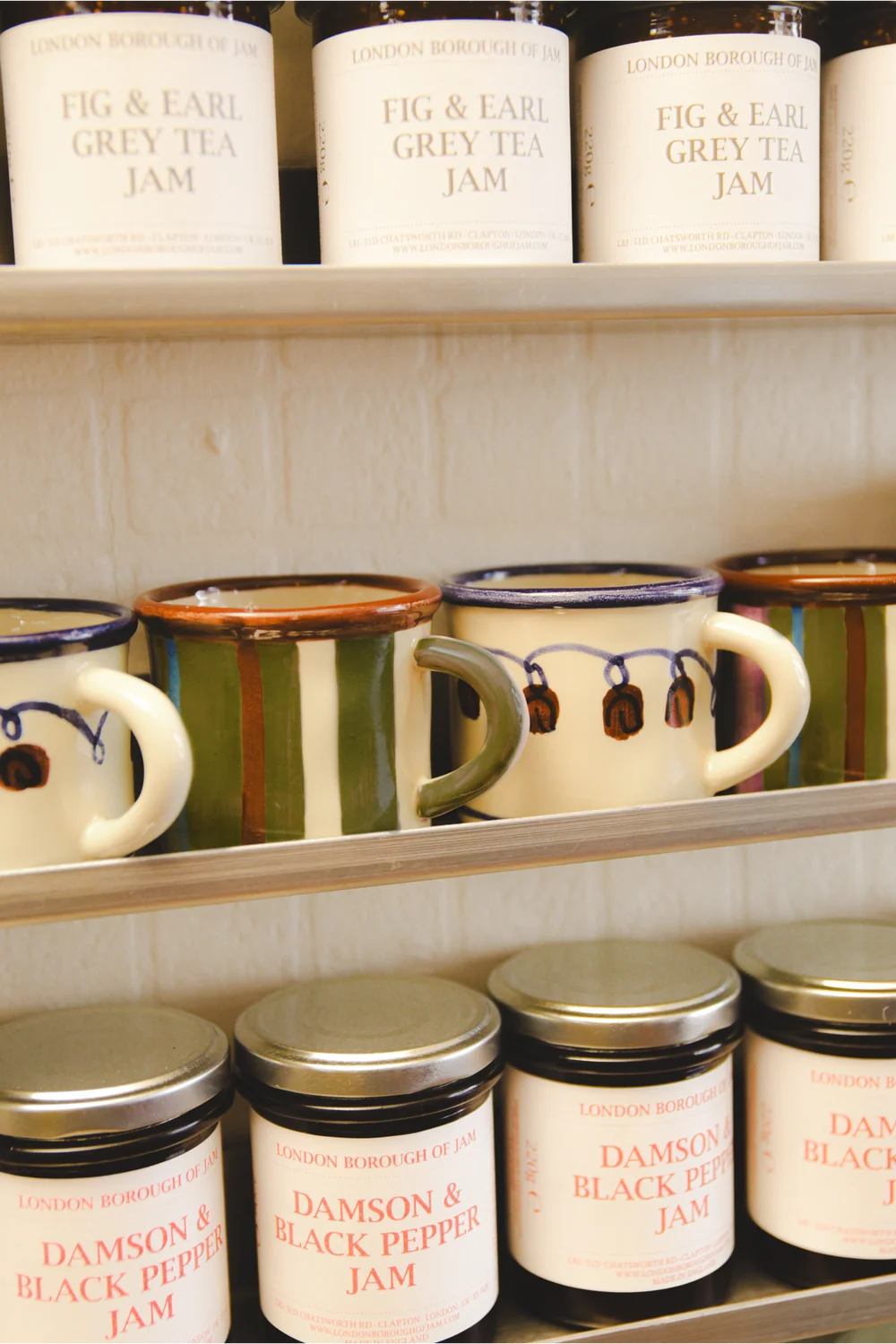 Damson Madder - Espresso Cup, Swirl Boarder