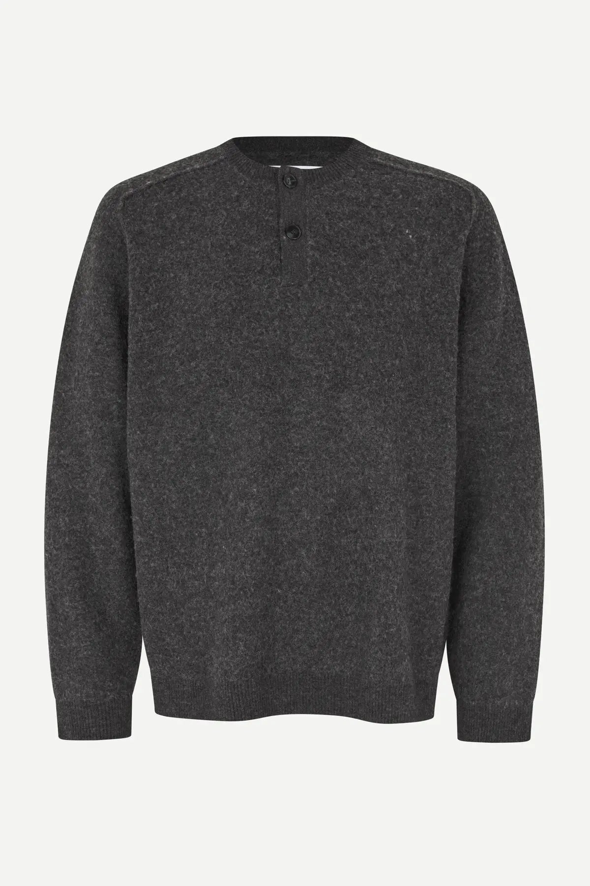 Samsøe Samsøe - Sarick Sweater, Dark Grey Melange