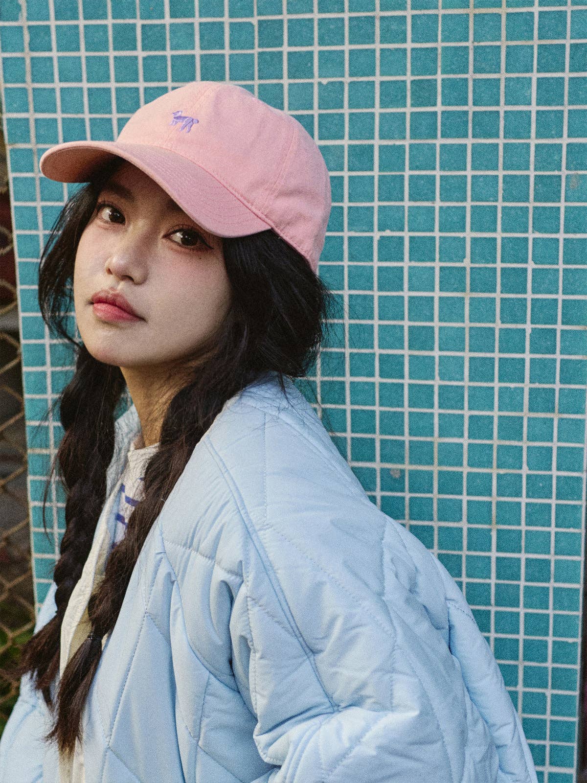 Lost Pattern NYC - Pan Pan Baseball Cap, Light Pink