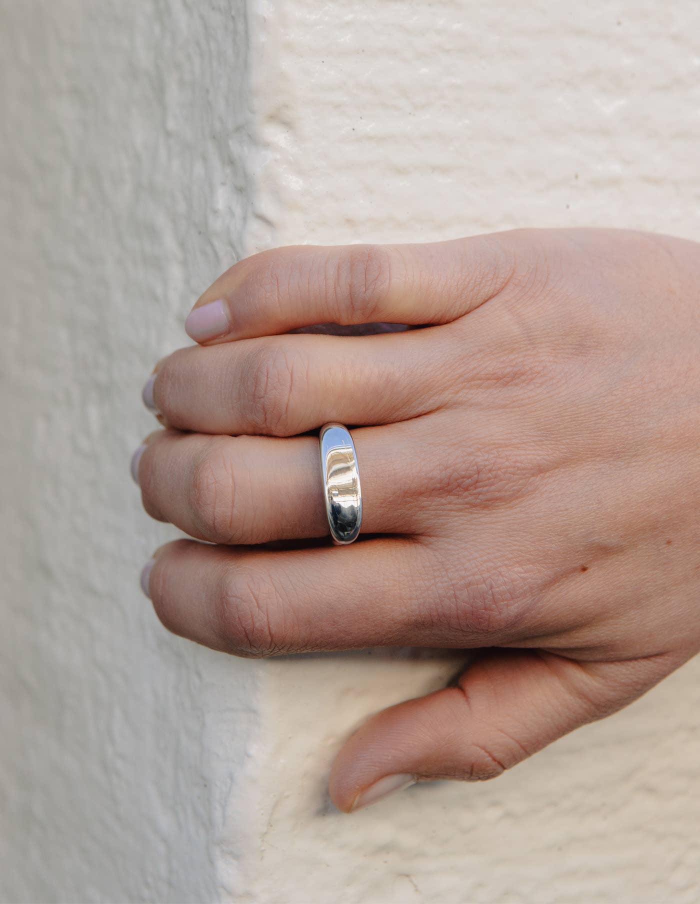 Nordic Muse - Raised Fluid Ring, Silver